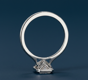 Anillo de Diamante Radiante Cultivado en Laboratorio de 1.50CT, Oro Amarillo de 14K, VVS2, Certificado IGI, Anillo de Compromiso Personalizado al por Mayor - Product Image 5