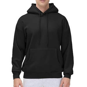 Sudadera con Capucha Negra Personalizada para Hombre |   Sudadera extragrande de forro polar |   Ropa de Invierno Impermeable, Ecológica, 100% Algodón de Alta Calidad | - Product Image 2
