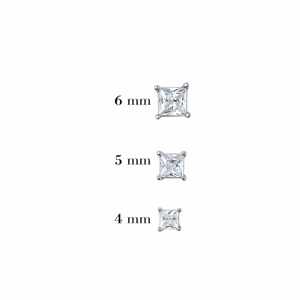 Brilliant 925 Silver High Carbon Diamond Stud <b>Earrings</b> For Women Premium Jewelry For Wedding Bridal Engagement Anniversary Party - Product Image 4