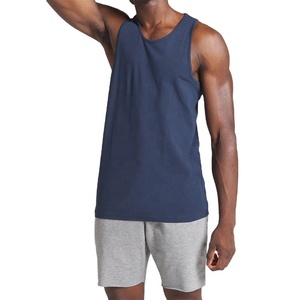 Vente en gros de vêtements de gymnastique pour hommes, gilet de sport, d'entraînement, de musculation, débardeur d'été blanc - Product Image 1