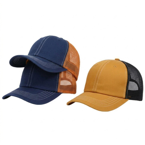 Gorras de Béisbol de Color Verde Liso, Estilo Moderno 2026, Gorras de Béisbol Personalizadas de 6 Paneles con Tela de Malla y Correa Ajustable para Unisex - Product Image 1