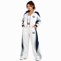 Ensemble de survêtement coupe-vent à capuche personnalisable pour le printemps – Veste et pantalon vierges, marque privée, uniforme sportif décontracté, design 2026