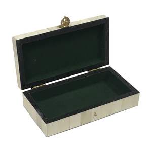 Caja de Dulces con Incrustaciones de Hueso Hecha a Mano de la Mejor Calidad, Estilo Clásico, Forma Rectangular, Técnica de Tallado, Precio Económico, de la India - Product Image 3