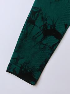 Custom Logo High Waist Elastic Flare Yoga <b>Leggings</b> for Women Closure Solid <b>Pattern</b> Gym Workout Pants Style - Product Image 5