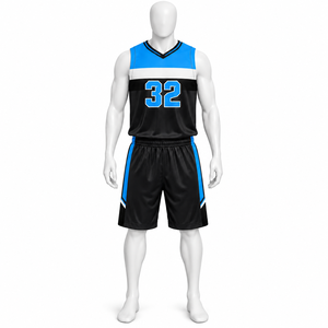 Ensembles d'uniformes de basket-ball personnalisés avec logo, nom et numéro d'équipe, réversibles, sans manches, imprimés, grandes tailles, antibactériens - Product Image 6