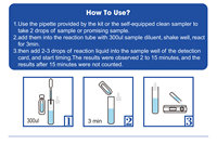 Kit de test rapide E. Coli Vansful OEM, best-seller, fabricant OEM, test de détection des bactéries