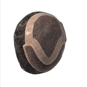 Peluca de Cabello Remy con Frente de Encaje Mono para Hombre, la Más Vendida, Encaje HD Transparente, Peluca de Cabello Humano de Alta Calidad Taz Hair Bangladesh - Product Image 1