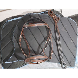 POUR VENDRE PVC SANGLE Brides décoratif HORSE bride COULEUR BRUN EN DOLLAR 8 - Product Image 1