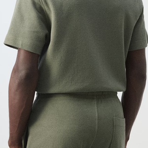 Chemise en coton décontractée pour homme, style business, avec col rabattable, design streetwear tendance, avec logo et design personnalisables 2026 - Product Image 6