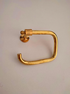 Handcrafted Unlacquered Brass <b>Toilet</b> Paper <b>Holder</b> Antique Brass Bathroom Accessory <b>Wall</b> <b>Mounted</b> Brass <b>Toilet</b> <b>Roll</b> <b>Holder</b> - Product Image 4