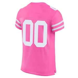 เสื้อฟุตบอลอเมริกันแขนสั้นพิมพ์ลายดิจิทัลคุณภาพสูงรุ่นใหม่ ระบายอากาศได้ดี  รับสั่งทำชื่อและหมายเลขทีม - Product Image 3