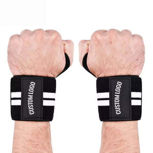 Améliorez la stabilité de levage grâce aux bandes de maintien pour poignets avec sangle réglable, idéales pour les séances de musculation intenses et pour une meilleure concentration sur la préhension. - Product Image 1