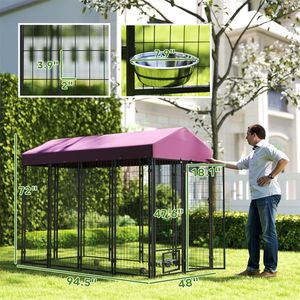 Jaula o Caseta para Perros, Cómoda Cama para Mascotas para tu Amigo Peludo - Product Image 6