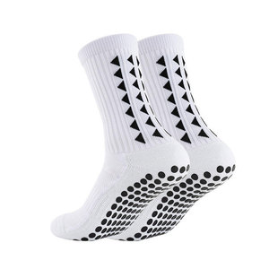 Econex Sports Yellow Crew Non-Slip <b>Socks</b> Geometric Pattern Breathable Seamless Spandex/Nylon/Cotton for Basketball Women Winter - Product Image 2