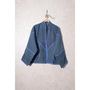 Indian Handmade Kantha <b>Jacket</b> <b>Vintage</b> Cotton Boho Winter Coat <b>Women</b> Ethnic Patchwork Outerwear - Product Image 4