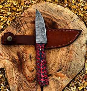 Cuchillo de Caza de Hoja Fija de Acero de Damasco OEM Personalizado con Mango Industrial, Novedad de Professional Product Palace LLC - Product Image 3