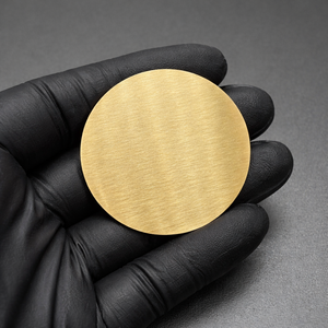 Moneda de desafío redonda de latón chapada en oro personalizada, en blanco, para troquelado, impresión y estampado, con arte popular, 40mm, temáticas de moda y amor, para negocios - Product Image 3