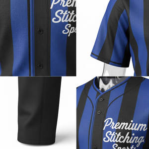 Tenues de baseball et de softball pour adultes, design OEM, respirantes, avec nom et numéro d'équipe personnalisés, uniforme de baseball - Product Image 6