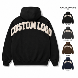 Sudadera con Capucha Oversize de Felpa Premium, Personalizada, con Bolsillos, Estilo Streetwear, Bordado, OEM, ODM, Marca Privada - Product Image 1