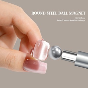 Kit de Nail Art Double Embout Effet Spirale Œil de Chat avec Outils Réutilisables en Alliage Métallique pour Sculpture de Pâte à Modeler et Stylo Magnétique Français - Product Image 6