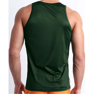 Solid Color OEM Customized Quick Dry Streetwear High Quality Sports Trendy Tank Top <b>Compression</b> Breathable Summer Fit Plain - Product Image 6