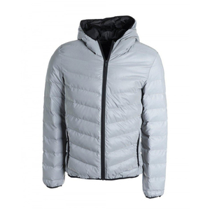 Wholesale 100% Polyester Winter <b>Jacket</b> for Men Custom Logo Zip-Up Hood Puffer with Warm <b>Thick</b> Windproof Feature OEM Outdoor Hat - Product Image 2