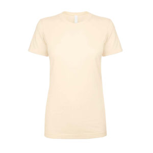 Next <b>Level</b> Apparel Womens NLA Fitted Cotton/Poly Blend Crew Neck CVC Classic 60% Cotton 40% Polyester Solid Color Tee T Shirt - Product Image 1