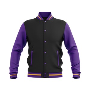 2025 <b>Men</b> Varsity Jacket Stand Collar Slim Fit High Street Style Custom LogoColor Breathable Hot Selling Wholesale High Quality - Product Image 1