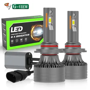 Gview G16 yüksek güç Canbus otomatik H13 9006 HB3 9005 6000K araba işıkları H1 9005 H11 H7 ampul H4 led far