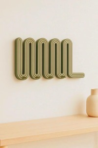 Modern Zig Zag Design <b>Key</b> Holder <b>Wall</b> Hanging <b>Hook</b> Rack Perfect For Entryway <b>Key</b> Storage And Stylish Home Organizer From India - Product Image 6