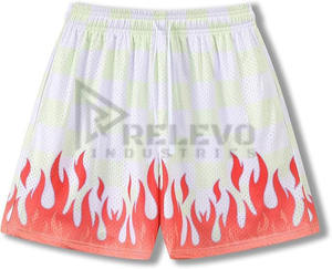 กางเกงขาสั้นเบอร์มิวดาผู้ชายสไตล์ฮิปฮอปลำลอง ไซส์ใหญ่ แห้งเร็ว ผ้าฝ้าย 100% ระบายอากาศได้ดี เอวยางยืดปานกลาง มีกระเป๋า ผ้าเนื้อดี - Product Image 2