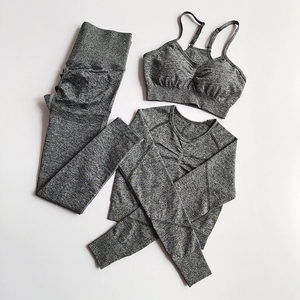 Nouveaux ensembles de sport pour femmes et filles : Soutiens-gorge de sport ajustables, leggings et ensembles de yoga pour la course et la gym - Product Image 3