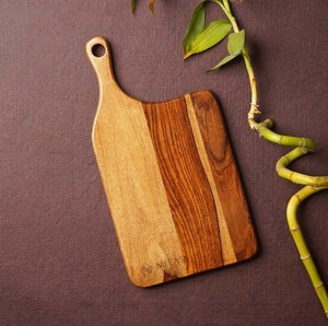 ชุดเขียงไม้ไผ่สองด้านแบบเป็นมิตรกับสิ่งแวดล้อม Hengyu รูปทรงสี่เหลี่ยมผืนผ้า อุปกรณ์ครัวพร้อมด้ามจับ ปลอดภัยสำหรับเครื่องล้างจาน ทำความสะอาดง่าย - Product Image 2