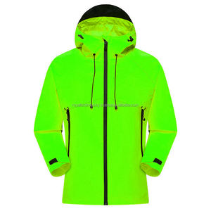 Chaqueta de Hombre Impermeable y Cortavientos con Capucha para Senderismo, Ligera, de Softshell, con Bolsillo Delantero, para Exteriores, con Logotipo Personalizado de la Empresa - Product Image 1