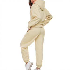 Survêtements pour femmes à prix bas, pour usage extérieur, grande taille, logo personnalisé, hiver, décontractés, respirants, dernier style, 100% coton, matériau durable - Product Image 4