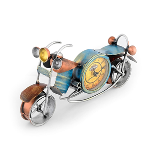 NESFUR Decorative Metal Bike With Watch Wall Art For Home Decor and Wall Decor, Wall Decor Item For Boys And Bike Lovers Room, - Product Image 1
