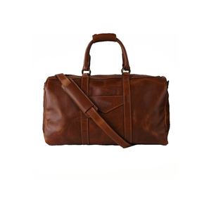 Premium Other <b>Material</b> Vintage Fashion Weekend Travel Luggage <b>Bag</b> Spacious Interior Strong Handles Adjustable Strap Zipper - Product Image 2