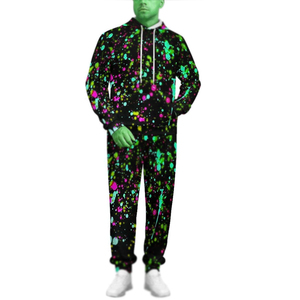 Nuevo Conjunto Deportivo para Hombre, Chándal Deportivo para Hombre, Poliéster/Algodón, Sublimación, Estampado de León - Product Image 2