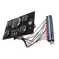 Panneau de commande combiné moteur en promotion, 12V/24V CC, 5 jauges, pour bateau