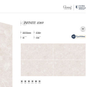 Carreaux de porcelaine brillants de qualité supérieure 800x1600 1200x1800 750x1500mm Carreaux haut de gamme pour salon, salle de bain, cuisine, bureau - Product Image 1