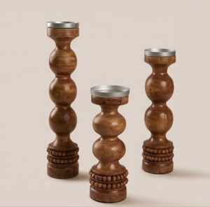 Ensemble de 2 vases modernes en métal moulé en aluminium de qualité avec fer et laiton inclus. - Product Image 3