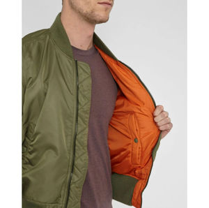 Men's 2026 Winter Windbreaker Jacket 100% Nylon with Waterproof Zipper Closure Wholesale Rate OEM Customization Varsity Jackets - Product Image 5