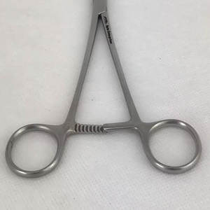 Instrumentos quirúrgicos rectos Base Abrazaderas de alta calidad 9,25 pulgadas de longitud Glassman Abrazadera gastrointestinal no aplastante - Product Image 4