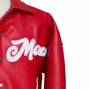 High Quality Embroidered <b>Leather</b> <b>Jacket</b> Fashion Biker Coat Genuine <b>Leather</b> Custom OEM ODM Manufacturing Sample Service - Product Image 4