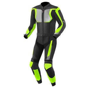 Traje de Motocicleta de Alta Visibilidad a Precio Razonable, Mono de Cuero para Motociclismo, Jersey de Carreras, Equipo de Protección para Pista - Product Image 4