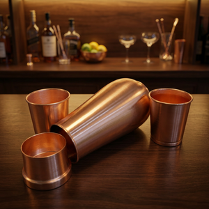 Bouteille d'eau en cuivre avec deux verres en cuivre, ensemble de boisson réutilisable, hydratation ayurvédique, cuisine, salle à manger, cadeau, maison, bureau - Product Image 3