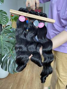 Produit chaud 100% paquets de cheveux cambodgiens naturels vierges cheveux humains de vague de corps de vague profonde lâche - Product Image 4