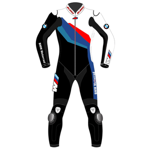Traje de Motociclismo Bm Motorrad de Cuero Vacuno/Canguro, Mono de Carreras con Estampado, Impermeable, de Secado Rápido, OEM CE - Product Image 1