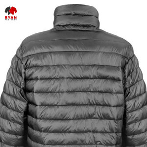 เสื้อแจ็คเก็ตพัฟเฟอร์แบบกำหนดเองสำหรับผู้ชาย ยี่ห้อ Ryan Pro Gear ผลิตจากผ้าระบายอากาศได้ดี พร้อมโลโก้แบบกำหนดเอง ดีไซน์ OEM - Product Image 6
