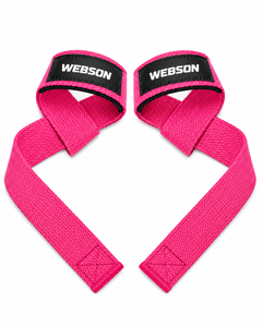 Correas de Levantamiento Webson Rosas de Algodón Ajustables con Hebilla Antideslizante, Equipo de Gimnasio para Levantamiento de Pesas, Unisex, Precio Económico, Venta al Por Mayor - Product Image 2